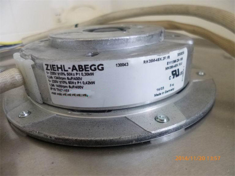Industrial r8 Size Centrifugal Fans ZIEHLABEGG RH35M4EK.2F.1R R8 NEW