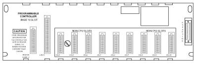 GE FANUC IC693CHS391 , Expansion Plate With Ten Slots , CPU I/O Base , Digital I O Module 0