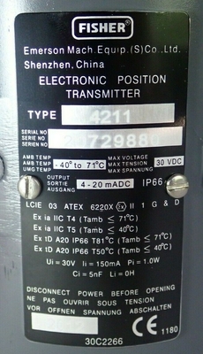 4211 4200-305-24467 new original, Electronic Position Transmitter 30V-DC, brand of Fisher .