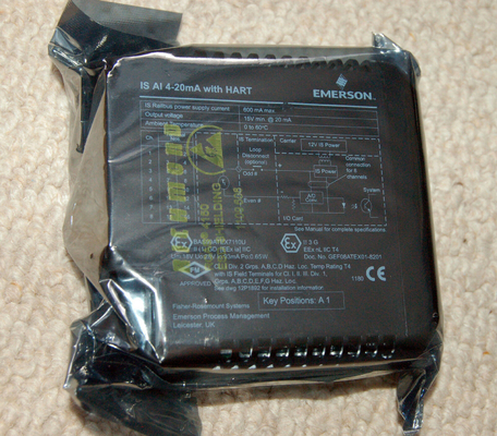 KJ3102X1-BA1 NEW ORIGINAL SAFE ANALOG INPUT CARD  4-20MA  WITH HART OF EMERSON