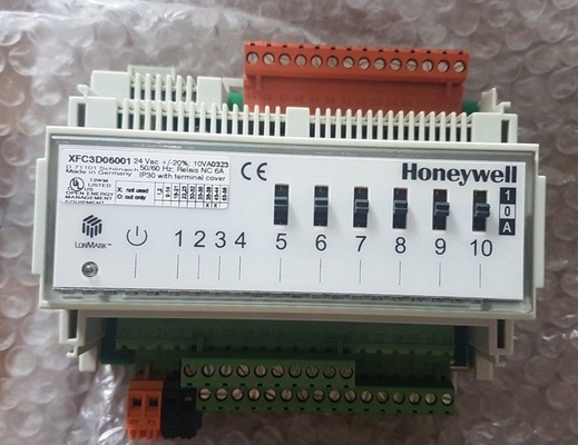 Honeywell XFC3D06001 Smart I O Module 24VAC Remvbleterm 6 Override Switches