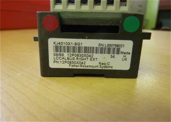 Emerson DeltaV KJ4010X1-BG1 12P0830X042 Local Bus Right Extension Redundant Power Supply Module