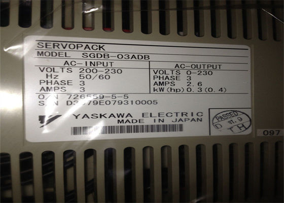 Yaskawa SGDB-03ADG AC SERVO AMPLIFIER 200-230V 3A 0.3KW 3 PHASE