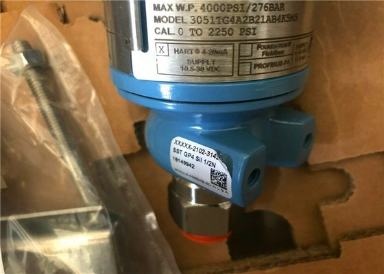 Rosemount 3051T In-Line Gage Pressure Transmitter 3051TG4A2B21A –14.7 to 4000 psi