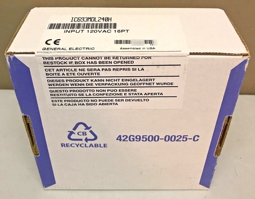 GE FANUC SERIES 90-30 SUPPLY Digital I/O MODULE 120 volts AC IC693MDL240