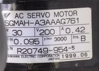 SGMAH-A3AAAG761 Industrial Servo Motor Yaskawa SGMAH Series Ins B SERVO MOTOR