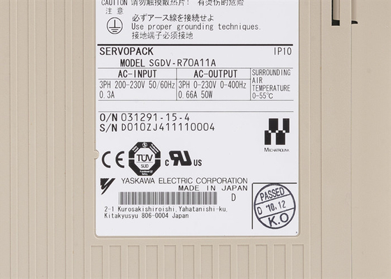 Yasakwa SGDV-R70A11A 200V Servo Drive AC  Amplifier Sigma A 5 Servopack 200 V