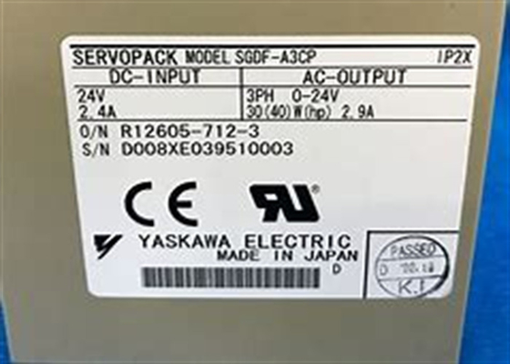 Yaskawa SGDF-A3CP  AC Servo Drives Sigma SGDF 30W 24VDC For Position Control
