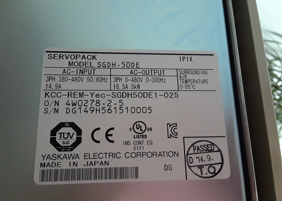 Yaskawa SGDH-50DE AC Drives Servo Amplifier 400 VAC 3 Phase Rating 450W to 55kW