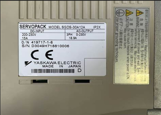 Yaskawa SGDS-30A12A SIGMA-III Servo Amplifier 3 PHASE 15A 200V 3000W