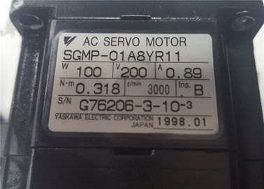 100W 3000r / Min Industrial Servo Motor 0.89A Current SGMP-01A8YR11