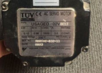 YASKAWA USAGED-02VBE11  Motors AC Servomotor 0.15KW 3A 200V  EU Automation