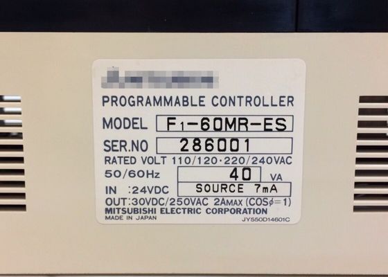 Mitsubishi F1-60MR-ES PROGRAMMABLE CONTROLLER 40 VA 110-120/220-240 VAC