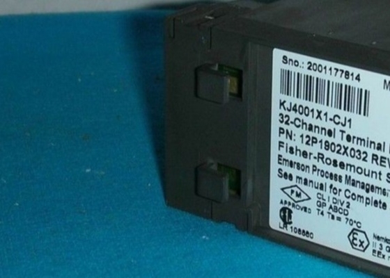 EMERSON KJ4001X1-CJ1 32 Channel Terminal Block 30 VDC 1mm Peak 150Hz