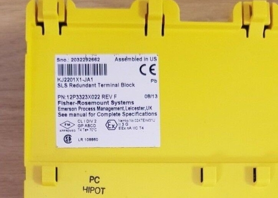 EMERSON Kj2201x1-Ja1 12p3323x022  TERMINAL BLOCK 30 MA Per Channel