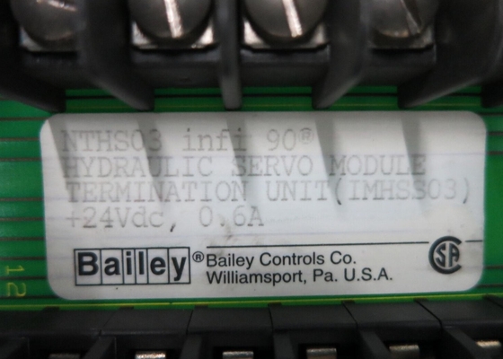 ABB NTHS03 IM Termination Unit 24 VDC Faston Connector Four Dipshunt Sockets