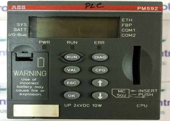 PM592-ETH 1SAP150200R0271 AC500 PLC Programmable Logic Controller 4MB Ethernet
