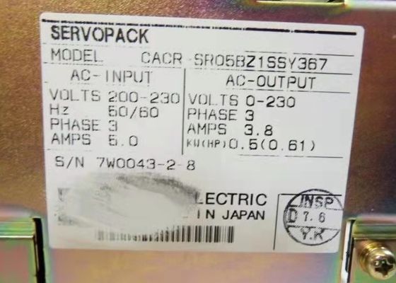 Yaskawa CACR Series Servo Motor Brand New In Original Box 230V
