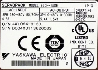 1500W 3 Phase Industrial Servo Drives Yaskawa SGDH-15DE Sigma II Servo Amplifier