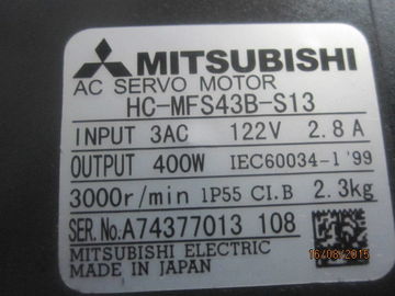 MITSUBISHI Industrial AC Servo Motor HC-MFS43-S13 HC-MFS43B-S13 Power 400KW