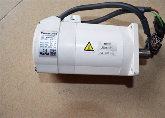Panasonnic Servo Motor MSMA041P1E  Ralted Output  0.2KW  Input Current 2.5A