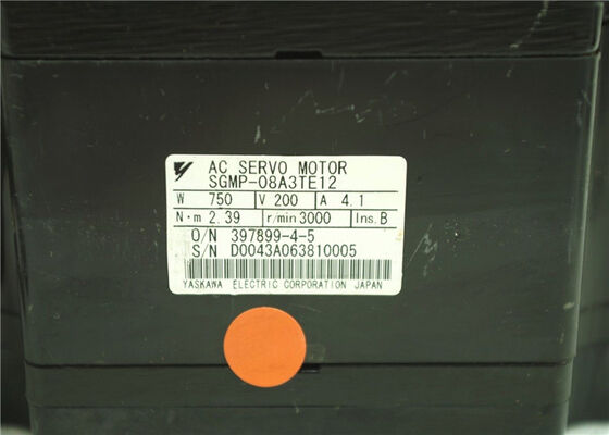 Industrial Electric Yaskawa 3000RPM AC Servo Motor 750W 200V SGMP-08A3TE12