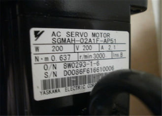 Yaskawa NEW ORIGINAL AC SERVO MOTOR 0.637N.M  3000r/mim SGMAH-02A1F-AP51