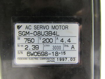 Yaskawa AC Servo Motor Industrial Servo Motor 400W  SGM-08U3B4L Made in Japan