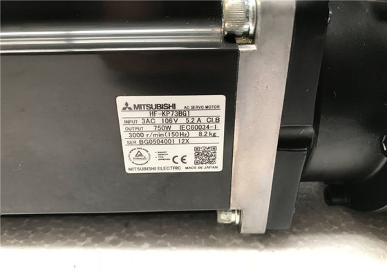 HF-KP73BG1 OUTPUT 750W 3000 R/MIN 150  Industrial Servo Motor Mitsubishi