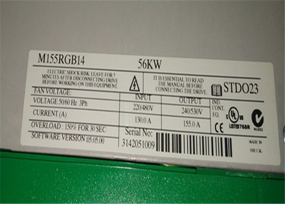 Emerson M155RGB14 DC Drive Motor 480V 75hp 400V 94hp 500 V