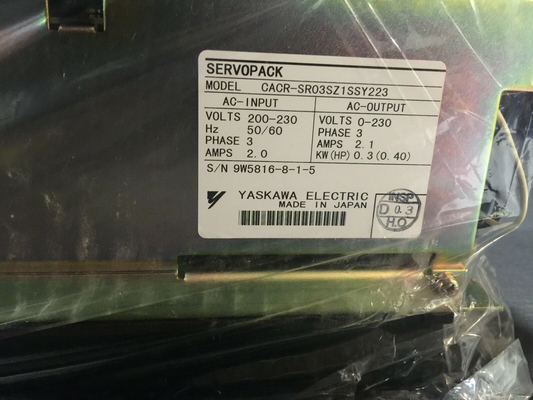 YASKAWA Servopack Drive CACR-SR03SZ1SSY223 brand new and original