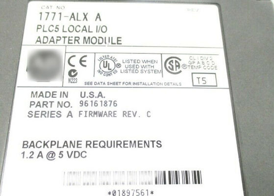 AB 1771-ALX , Local I/O Adapter , 1771 External Or Slot Power Supplies