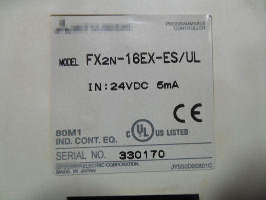 Mitsubishi  FX2N-16EX-ESUL Modular Extension Unit 16 Inputs 24 VDC PLC