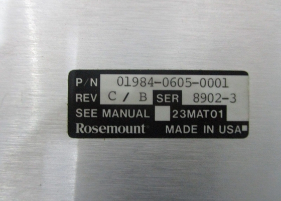 EMERSON 01984-0605-0001 DC POWER SUPPLY MODULE LED STATUS INDICATION