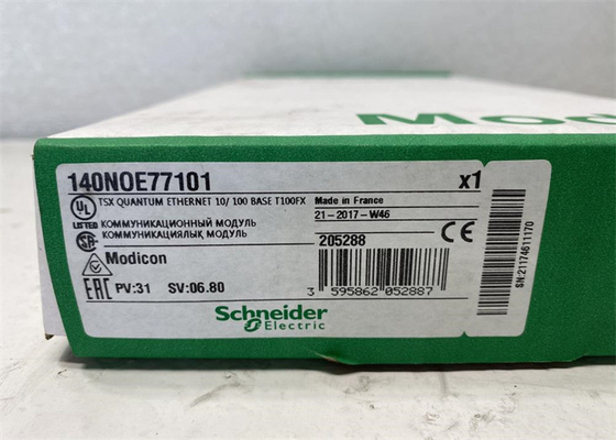 Schneider Modicon Quantum PLC 140NOE77101 ETHERNET MODULE 10/100 BASE