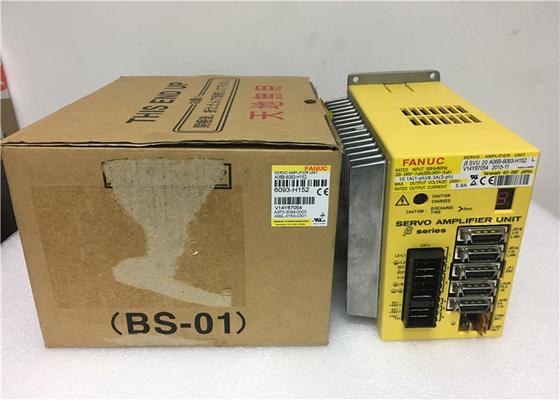 Fanuc Beta AC Servo Amplifier A06B-6093-H152 MDL SVU-20, I/O LINK