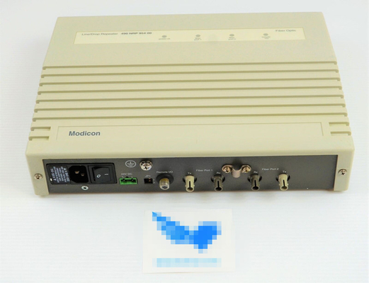 New Schneider Modicon 490-NRP-954-00 Fiber Optic Repeater Ri/O Line Drop 490NRP95400