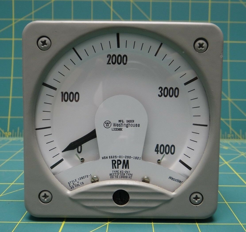 KC241 1282721 Electrical Potential Indicator Dual Scale Illumination