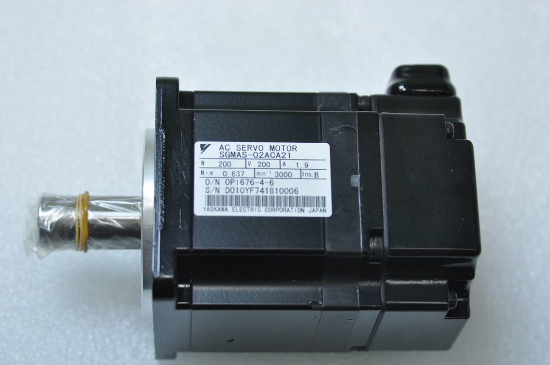YASKAWA SGMAS02ACA21 0.20kW,200V,17bit Incremental Encoder,new original, is a MotorsAC Servo