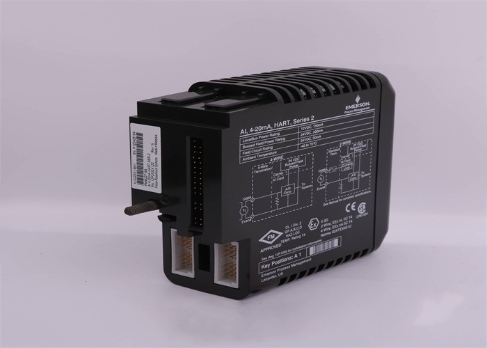 KJ3002X1-BA1 EMERSON Input Module 8 Channel 4-20 MA Hart Bus Power 12 V