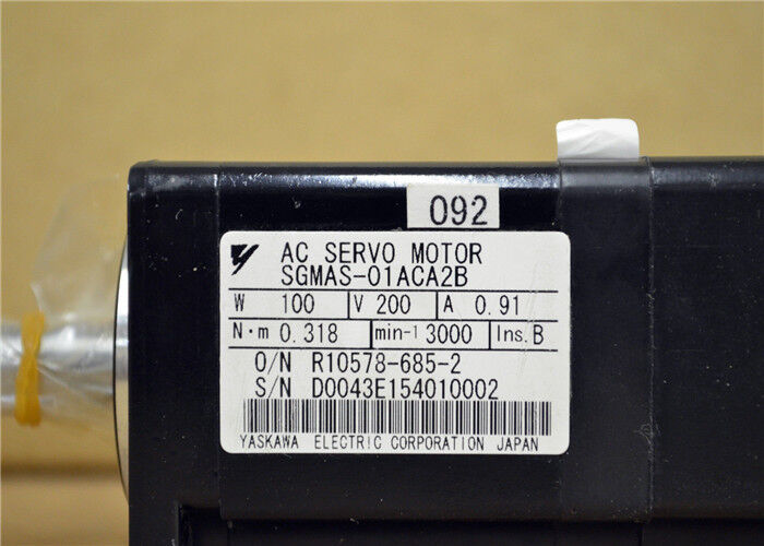 Brushless Ac Servo Motor , High Rpm Servo Motor SGMAS 04ACA2B 200V 2.6A