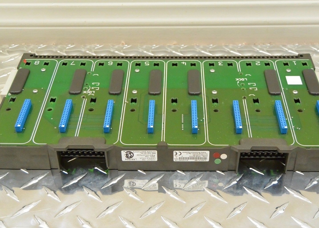 EMERSON of KJ4001X1-BE1  I/O CARRIER W/SHIELD 8 WIDE 8-6.5 AMP 12.6-30 VDC 5
