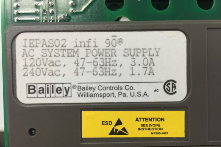 Module Bailey ABB 24VDC Power Module for Bailey AC System