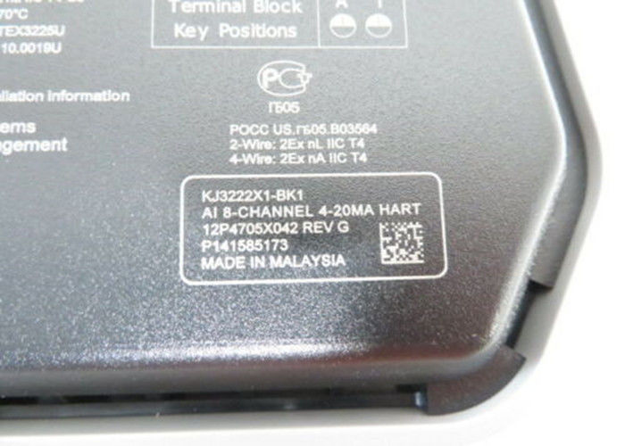 Emerson DeltaV KJ3222X1-BK1 AI 8-Channel I/O 4-20 mA HART Module