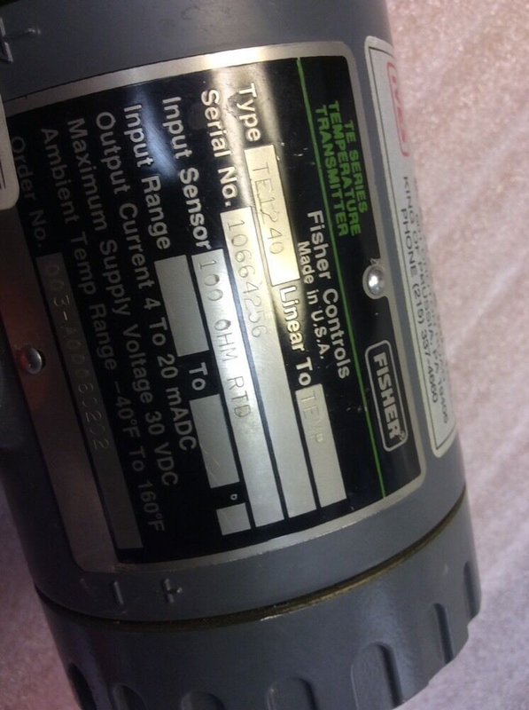 Emerson TE1240 TEMPERATURE TRANSMITTER 30VDC 100OHM,DualinLine