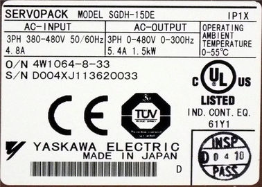 1500W 3 Phase Industrial Servo Drives Yaskawa SGDH-15DE Sigma II Servo Amplifier