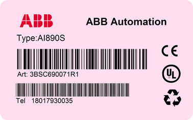 ABB S800 I / O Module AI 890 Analog Input AI890 3BSC690071R1 New factory sealed