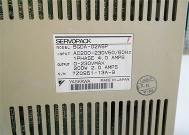High Speed Industrial Servo Drives Yaskawa Servopack Ouput 2.0 AMPS SGDA-02ASP