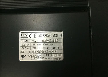 New AC Servo Motor 7500W 54.7A 48N.m SGMG-75V 6V-FJ11 Japanese Industrial Servo Motor