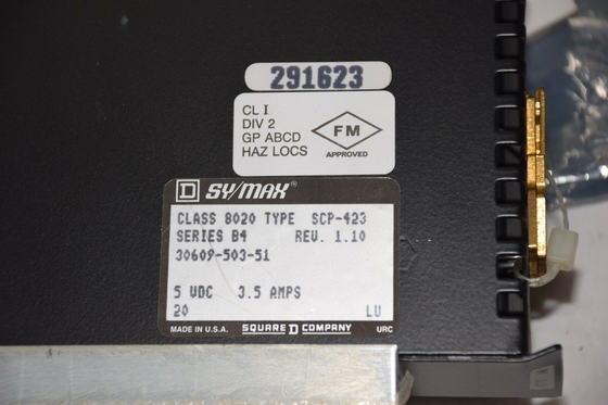 Schneider 8020-SCP-423 PLC PROCESSOR MODEL 400 CPU MODULE 8K RAM